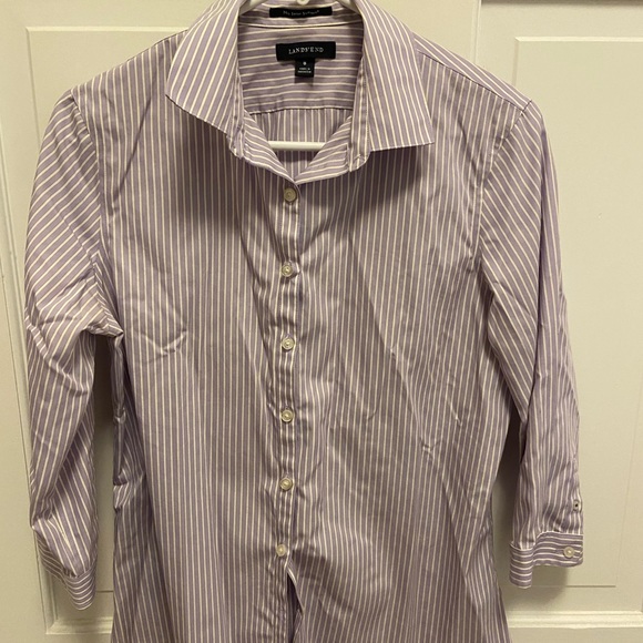 Lands’ End Supima No Iron Button Down Shirt - Picture 1 of 3